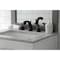 Kingston Brass KS4980CKL Widespread Bathroom Faucet with Brass Pop-Up, Matte Black KS4980CKL - alternate 2